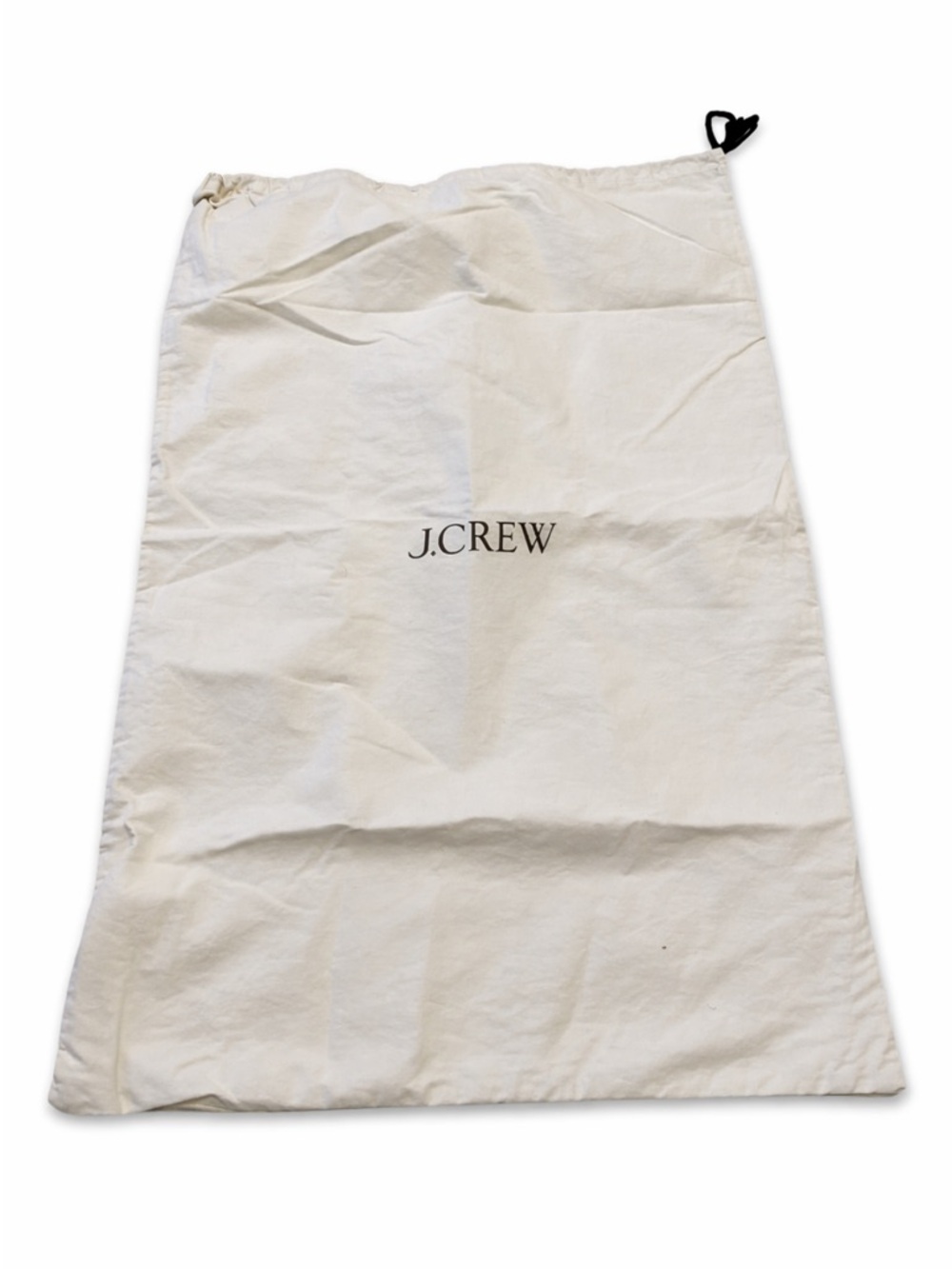 J.Crew Dust Bag Large Cotton Storage Travel Bag Drawstring Neutral Beige